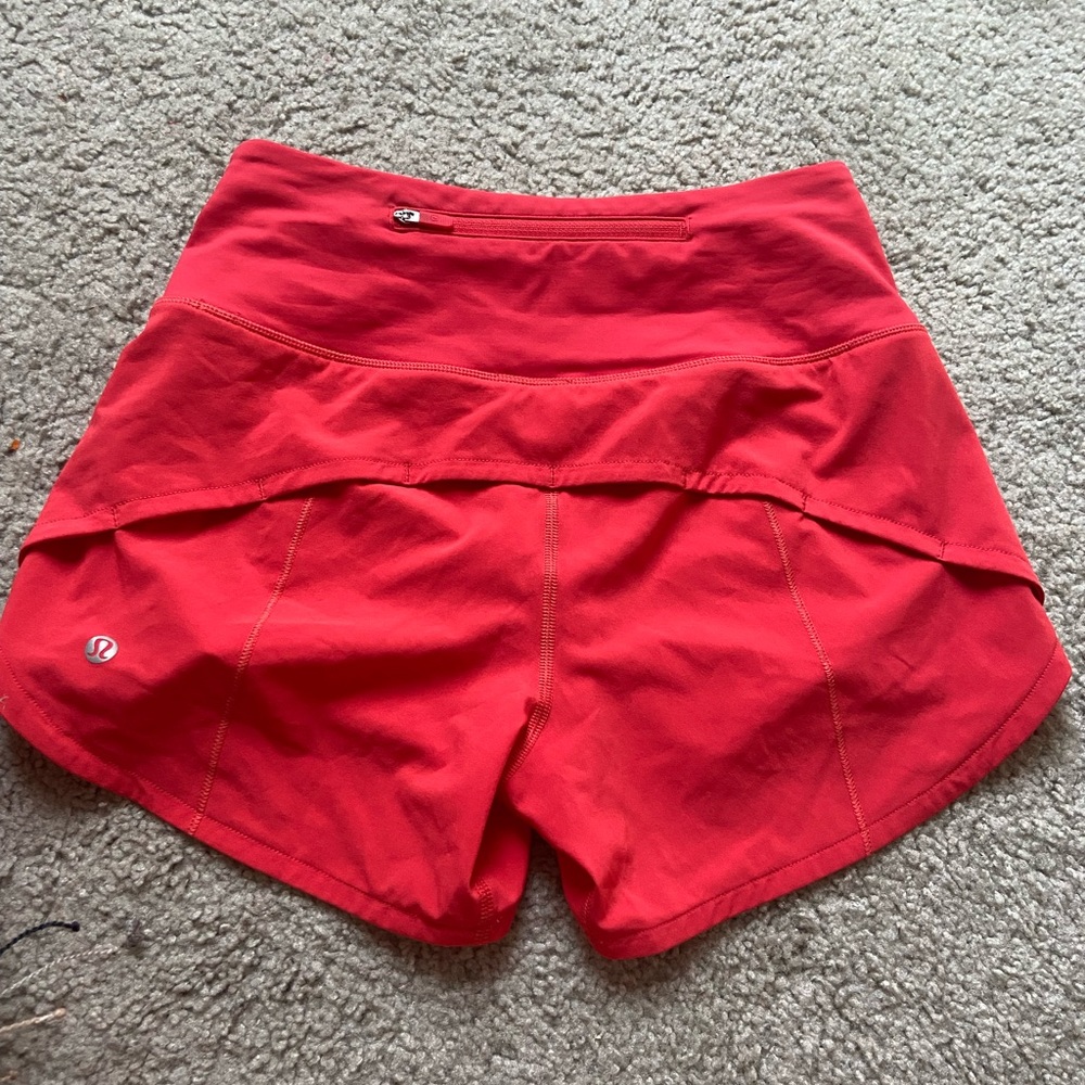 Lululemon speed up short, high rise 2.5